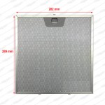 Cooker Hood Universal Metal Grease Filter 28.90 x 28.20 cm