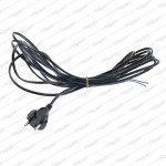 Flat 6 Meter Vacuum Cleaner Power Cord - Black