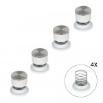 Ocak Düğme Takımı Yaylı Beyaz