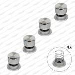 Oven Knob Set Inox