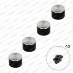 Oven Knob Set Insert Black