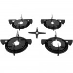 Universal Cam Ocak Üstü Yuvarlak Izgara 4'lü Set