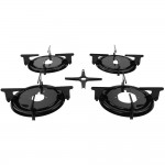 Universal Cam Ocak Üstü Yuvarlak Izgara 4'lü Set