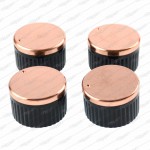 Oven Button Set Black Copper Tone