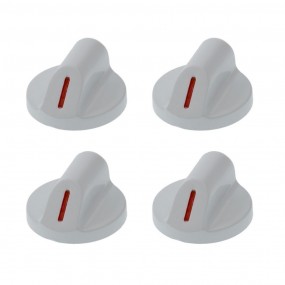 Beko - Vestel Oven Button Set Old Type - Red