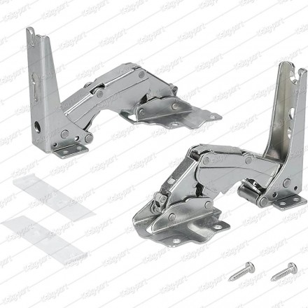 Bosch Fridge Flat Hinge Repair Set Freewheel Top - Bottom - 00481147