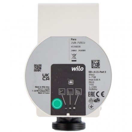 Wilo Para 25/8-75/SCU Boiler Pump