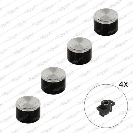 Oven Knob Set Insert Black