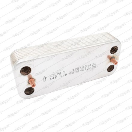 Zilmet 17B1901426 Vaillant VCK Kombi 14 plaka Eşanjör
