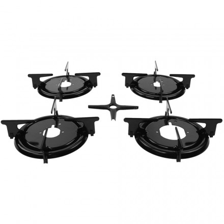 Universal Cam Ocak Üstü Yuvarlak Izgara 4'lü Set