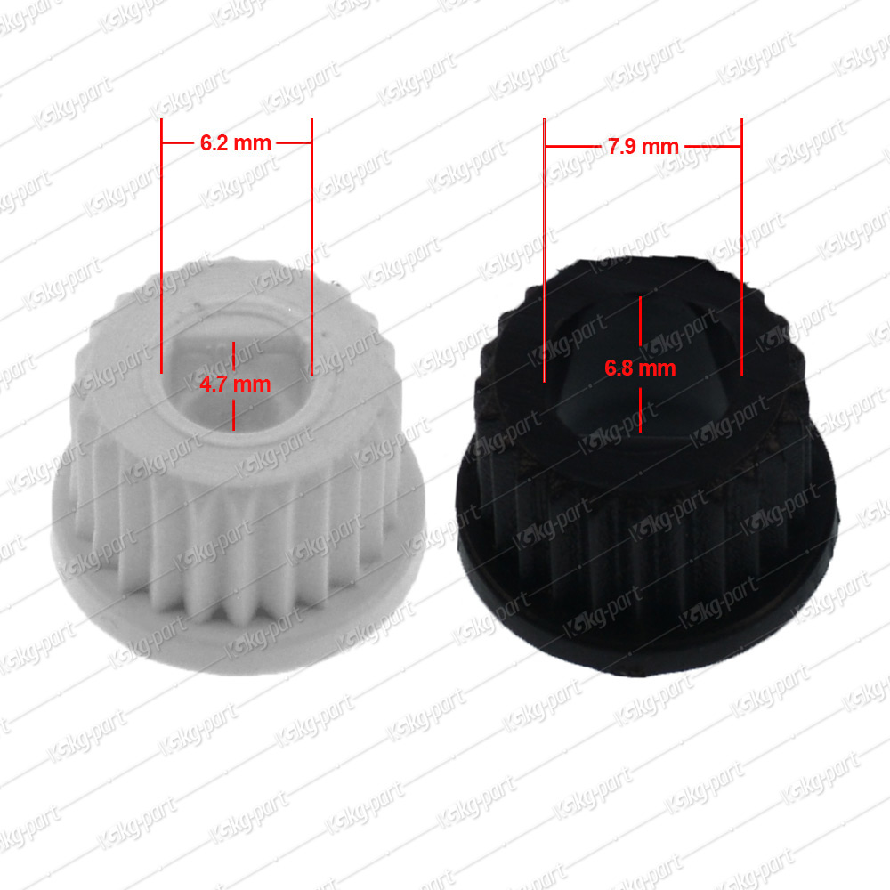 Universal Cooker Knob Set Large White Wholesale